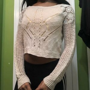 knitted crop top